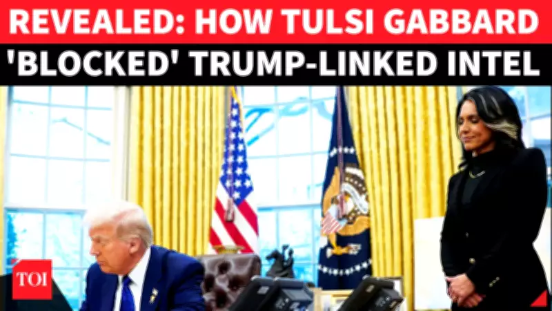 Tulsi Gabbard Faces Backlash Over Blocked Spy Call Complaint Involving Trump Associate