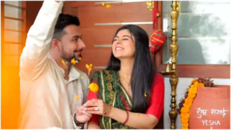 TV Actress Yesha Rughani Engaged to Narinder Singh in Traditional Ceremony