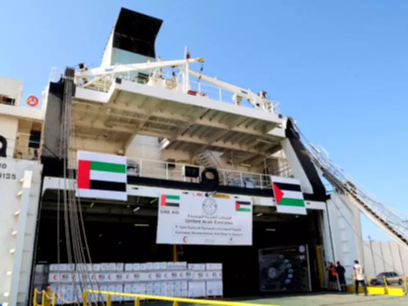 UAE's Saqr Humanitarian Ship Delivers Over 4,000 Tonnes of Aid to Gaza via Egypt
