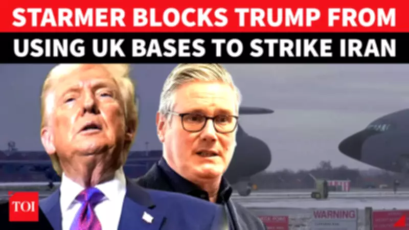 UK Blocks US Military Use of RAF Bases for Potential Iran Strikes, Sparking Diplomatic Crisis
