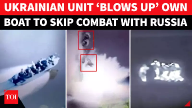 Ukrainian Forces Accused of Destroying Own Ferry to Evade Combat with Russia