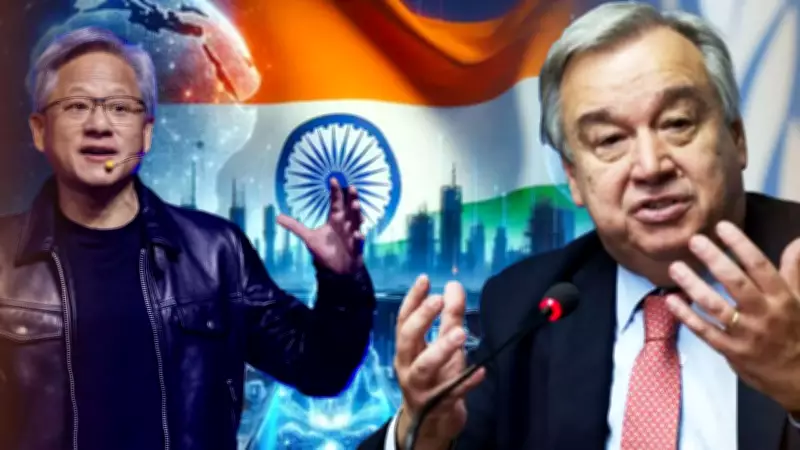 UN Chief Lauds India's AI Leadership, Nvidia CEO Forecasts Massive Job Creation