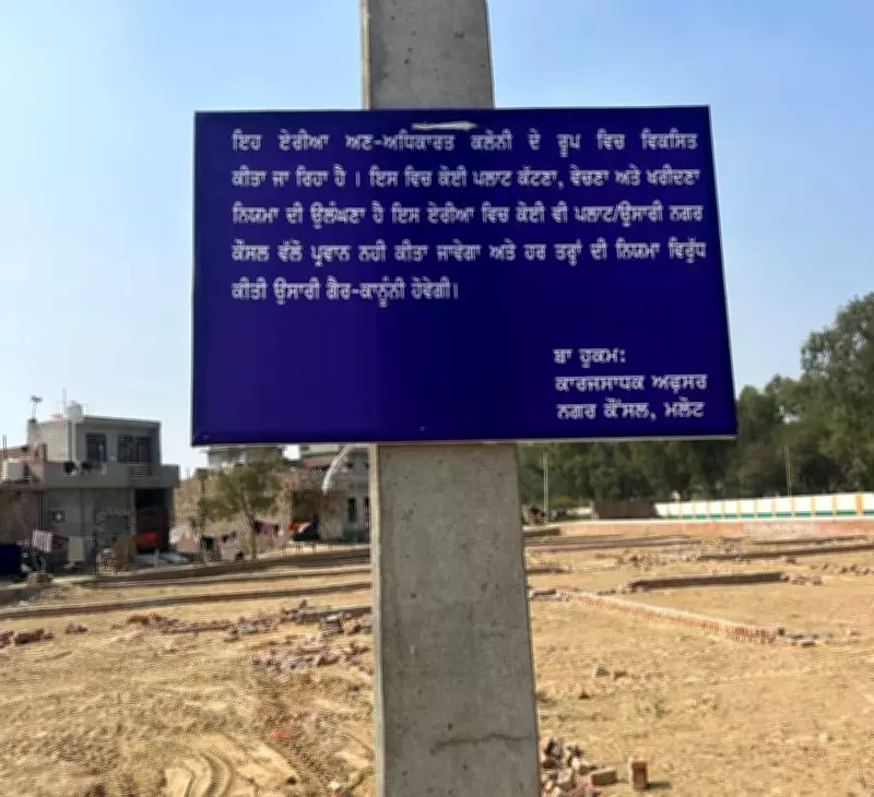Unapproved Colony in Malout Faces Action Following Minister's Directives