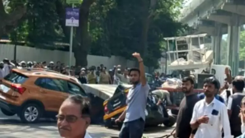 Under-Construction Metro Pillar Collapses on Auto in Mumbai, Injuring Multiple