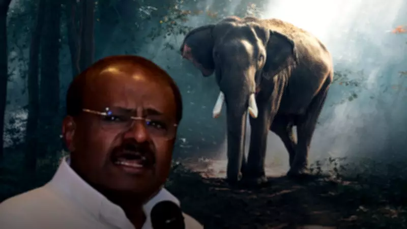 Union Minister Kumaraswamy Vows to Tackle Wild Elephant Menace in Karnataka