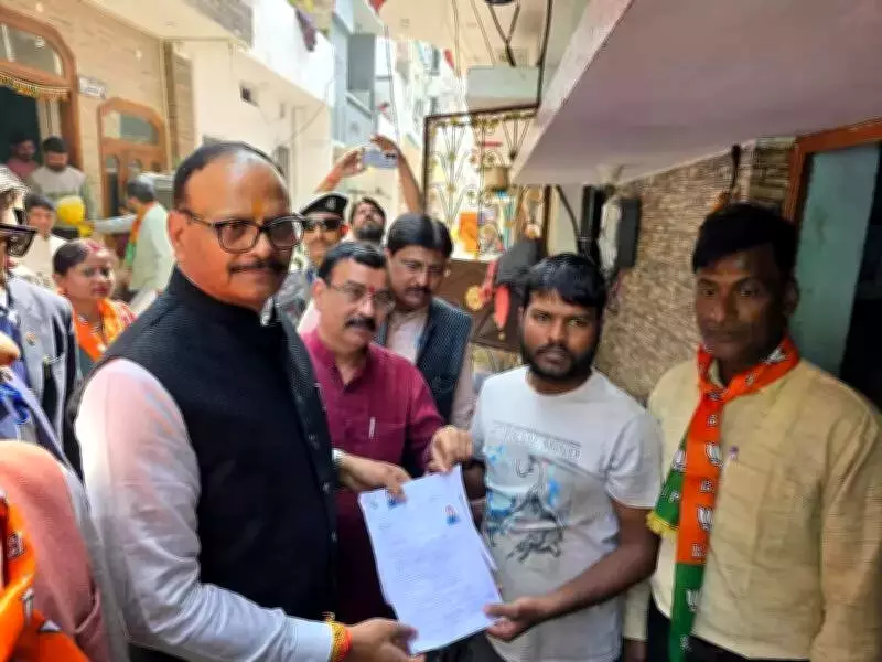 UP Deputy CM Brajesh Pathak Inspects Voter List Revision in Lucknow Cantonment