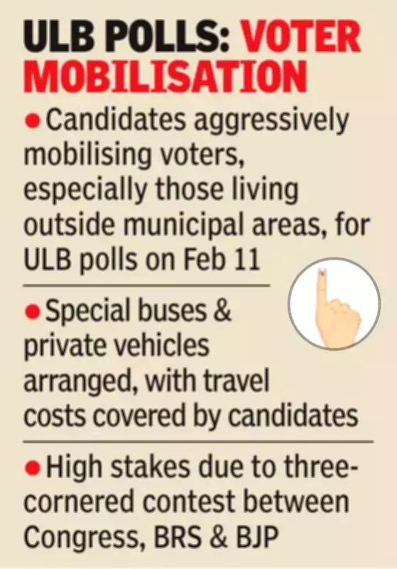 Urban Polls See Massive Voter Transport Push as Parties Fight for Every Vote