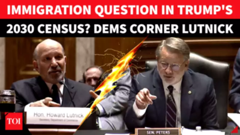 US Census 2030 Citizenship Question: Lutnick Evades Direct Answer in Senate Hearing