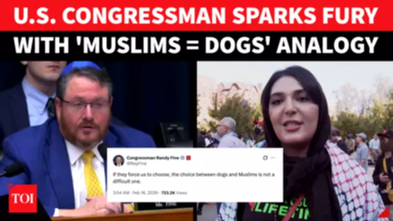 U.S. Congressman Randy Fine Sparks National Fury With 'Dogs or Muslims' Hate Post