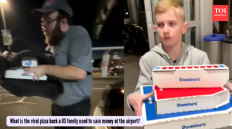 US Family's Viral Airport Pizza Hack Sparks Debate on Travel Etiquette