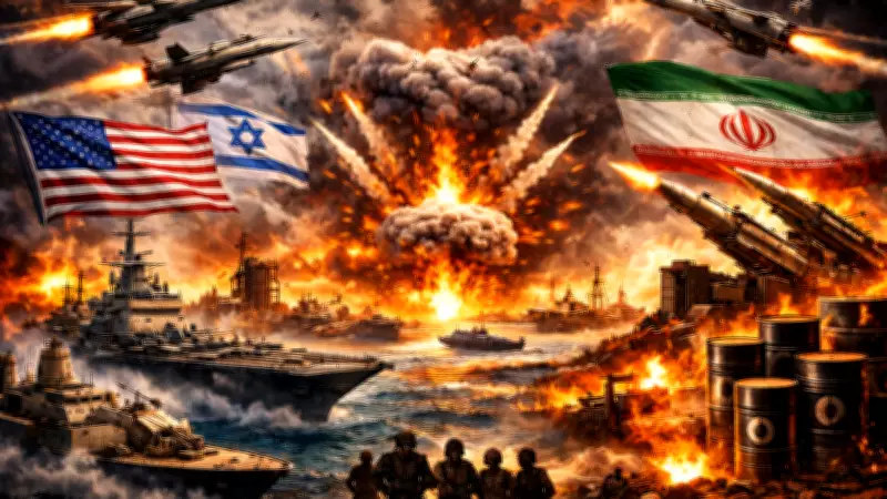 US-Israel Launch Coordinated Airstrikes on Iran, Triggering Retaliatory Missile Attacks