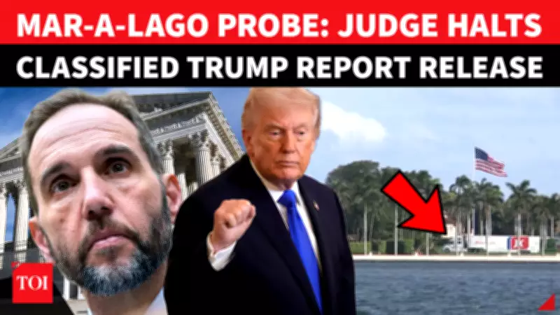 US Judge Blocks Release of Special Counsel Jack Smith's Report on Trump's Classified Docs