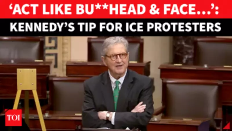 US Senator John Kennedy Issues Stern Warning to Anti-ICE Protesters Amid Rising Tensions