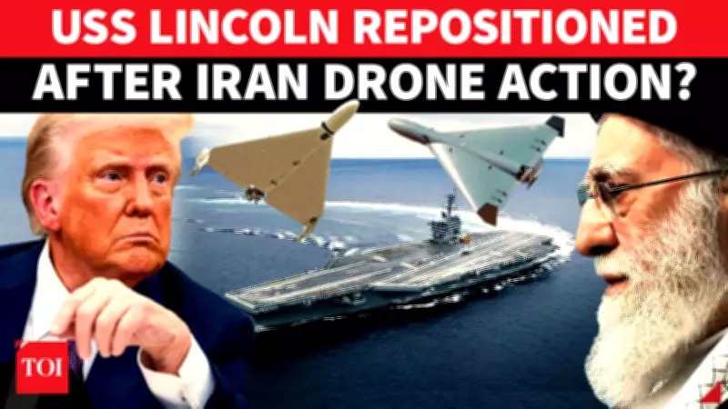 US Warship Abraham Lincoln Repositioned 1400 KM From Iran's Chabahar Amid Rising Tensions
