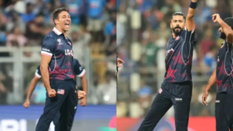 USA's Van Schalkwyk & Ali Khan Stun India in T20 World Cup Upset