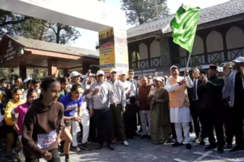Uttarakhand CM Flags Off Road Safety & Green Earth Marathon in Dehradun