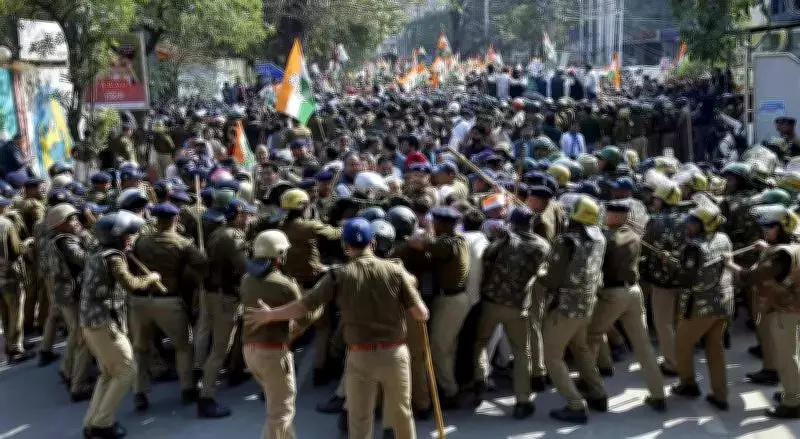 Uttarakhand Congress Stages Major Protest in Dehradun Over Law and Order Concerns