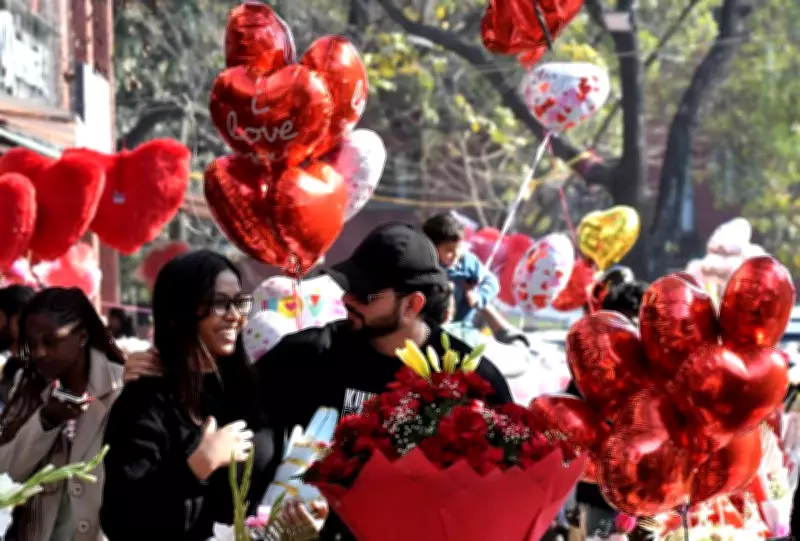 Valentine's Day Dilemma: Couples Navigate Cupid's Checkpoints in India