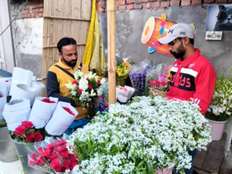Valentine's Day Flower Prices Soar in Panipat, Haryana