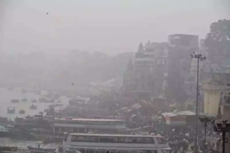 Varanasi Shivers Under Dense Fog Blanket as Western Disturbance Brings Sudden Chill