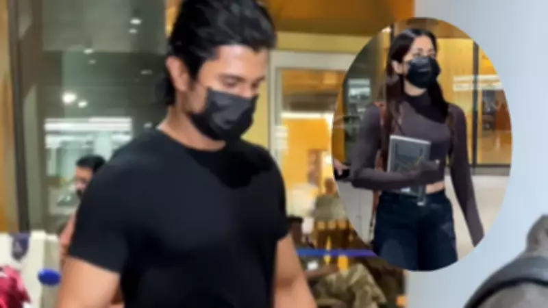 Vijay Deverakonda and Rashmika Mandanna Spark Wedding Buzz with Mumbai Airport Arrival