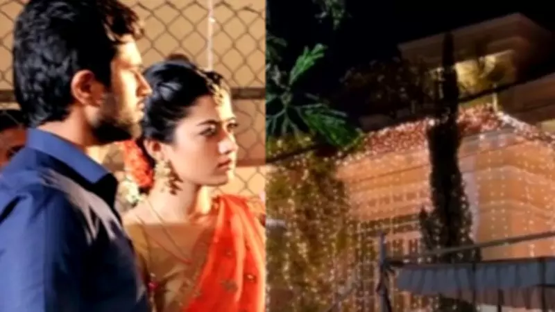 Vijay Deverakonda's Hyderabad Bungalow Decorated with Lights and Flowers Sparks Wedding Buzz