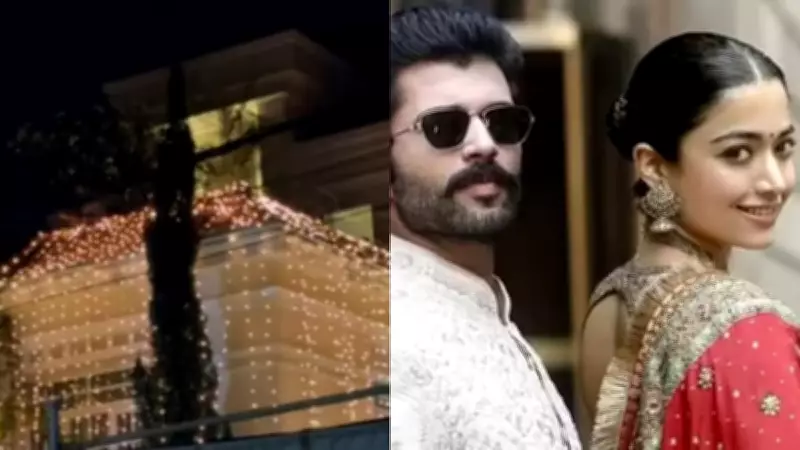Vijay Deverakonda's Hyderabad Home Illuminated, Sparks Wedding Rumors with Rashmika Mandanna
