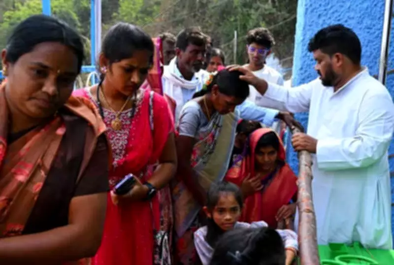 Vijayawada Police Deploy Child Tracking Tags at Massive Gunadala Mary Festival