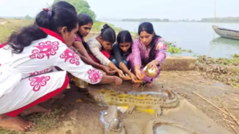 Villagers in Odisha Worship Crocodile Idols to Ward Off Deadly Attacks