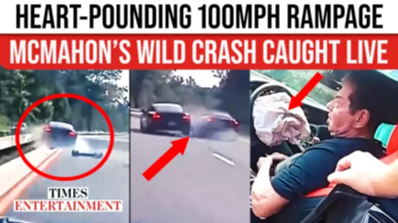 Vince McMahon's 100mph Bentley Crash: Dashcam Shows Terrifying Highway Incident