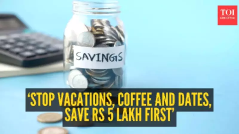 Viral Video Sparks Debate: Rs 5 Lakh Savings as a Lifestyle Wake-Up Call