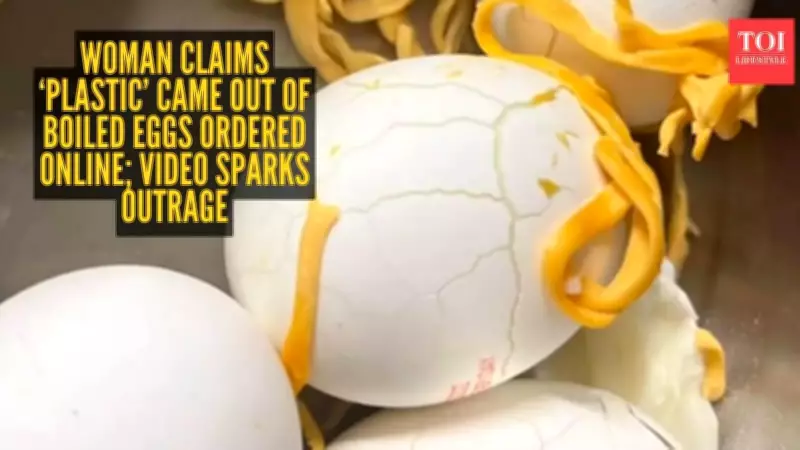 Viral Video Sparks Food Safety Debate Over Plastic-Like Strands in Boiled Eggs
