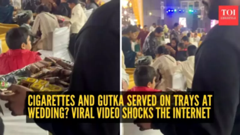 Viral Wedding Video: Cigarettes, Bidi Served as Starters Spark Debate