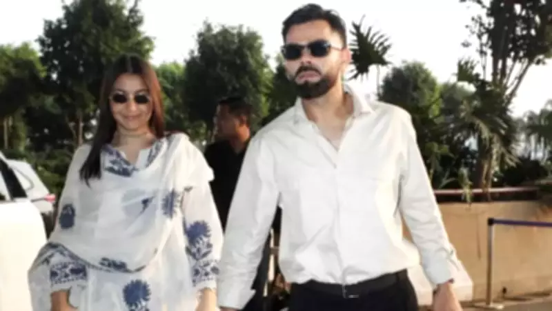 Virat Kohli and Anushka Sharma Spotted in Coordinated Airport Style