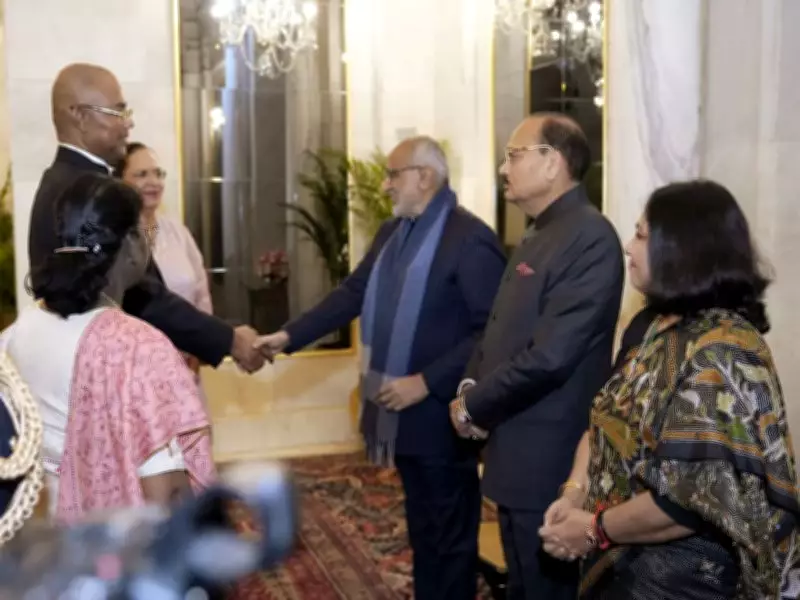 VP Radhakrishnan Attends Banquet Hosted by President Murmu for Seychelles Leader