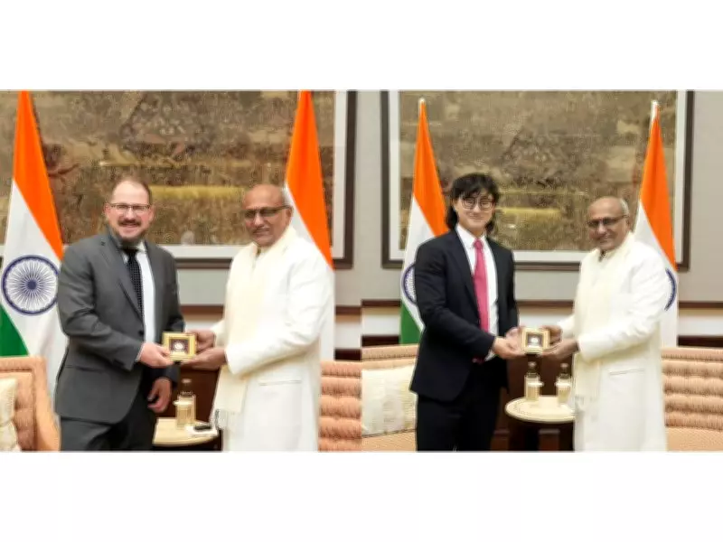 VP Radhakrishnan Meets Meta AI Chief, Qualcomm CEO at India AI Summit 2026