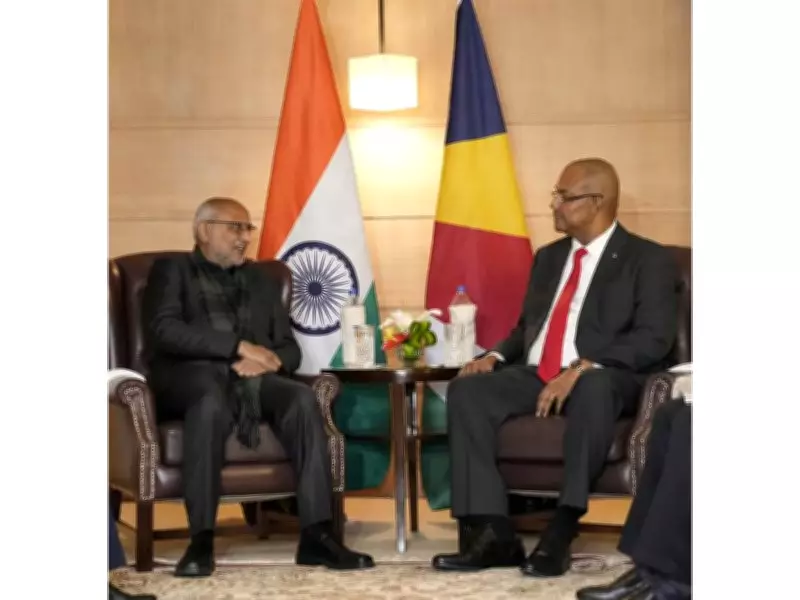 VP Radhakrishnan Meets Seychelles President, Reaffirms Shared Vision for Indian Ocean