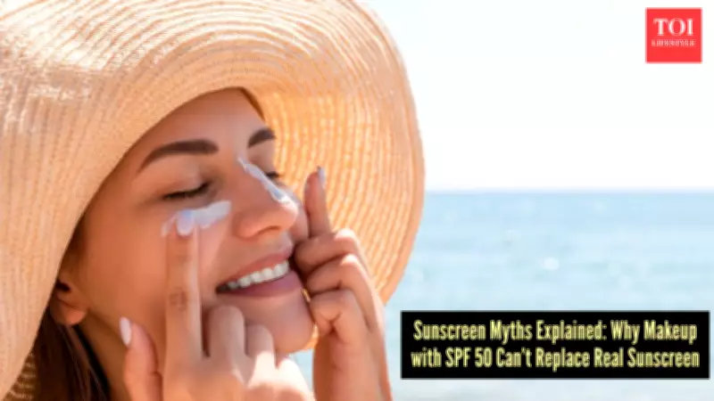 Why Your SPF Makeup Isn't Enough Sun Protection, According to Dermatologists
