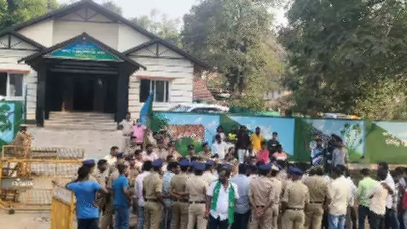 Wild Elephant Kills Labourer in Chikkamagaluru, Sparks Protests Over Human-Animal Conflict