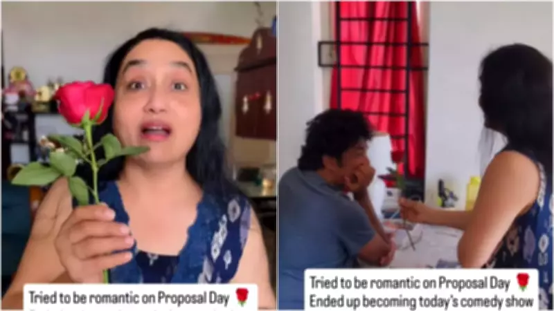 Yamuna Rani's Valentine's Proposal Goes Hilariously Awry, Wins Hearts Online