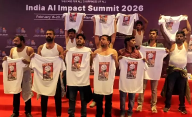 Youth Congress Activists Stage Shirtless Protest in Delhi, Four Arrested