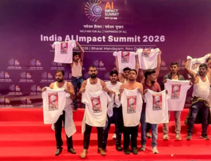 Youth Congress Chief Uday Bhanu Arrested After Shirtless Protest at AI Summit