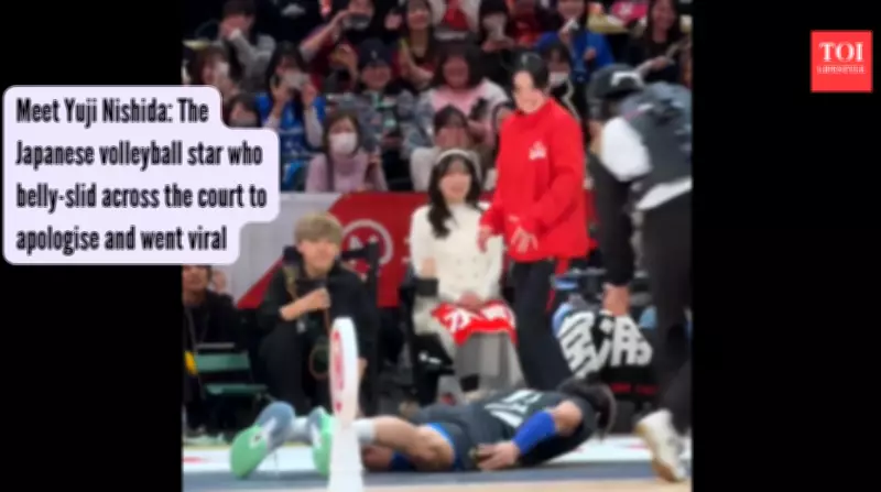 Yuji Nishida's Viral Court Slide: Japanese Volleyball Star's Apology Steals Spotlight