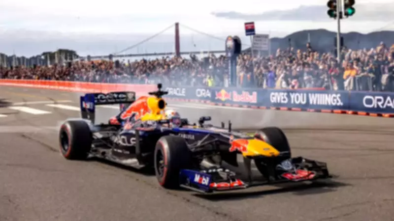 Yuki Tsunoda's Red Bull Showrun Ends in Flames as F1 Car Catches Fire in San Francisco
