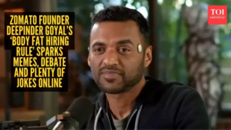 Zomato Founder's New Startup Ties Engineering Jobs to Body Fat Percentage