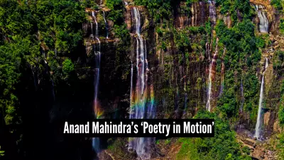 Anand Mahindra's Poetic Nudge: Discover Seven Sisters Waterfall in Meghalaya