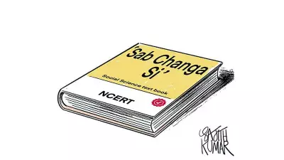 DH Toon Satirizes 'Sab Changa Si' Amidst Political Rhetoric