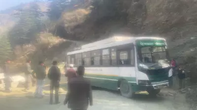 HRTC Resumes Bus Service on Aut-Luhri Road, Bringing Relief to Locals