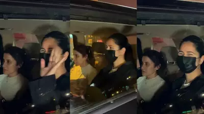 Katrina Kaif Makes First Public Appearance Post Son Vihaan's Birth, Waves at Paparazzi