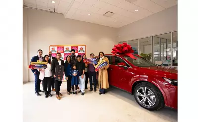 Laxmi Brand Awards New Jersey Family a Lexus RX 350 in Diwali Giveaway